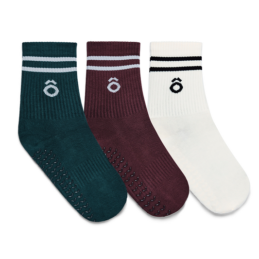 Stripes Crew Socks  - 3 Pack