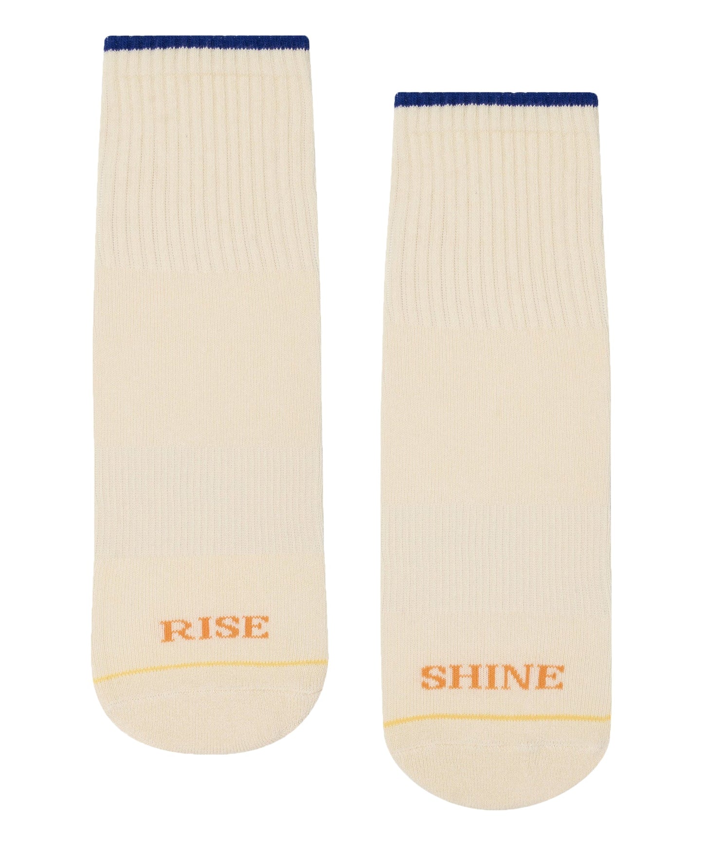 Move Active Crew Grip Socks - Vanilla