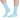 ÔWEAR Crew Sporty Stripes Pilates Grip Socks - Celestial Blue