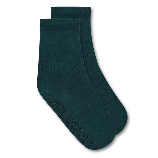 ÔWEAR Essentials Pilates Grip Socks - Forest Green